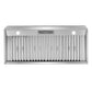 Cosmo 48" 500 CFM Convertible Under Cabinet Range Hood with Push Button Controls, COS-QB48