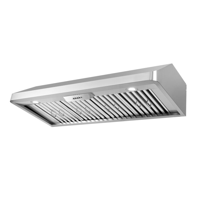 Cosmo 48" 500 CFM Convertible Under Cabinet Range Hood with Push Button Controls, COS-QB48