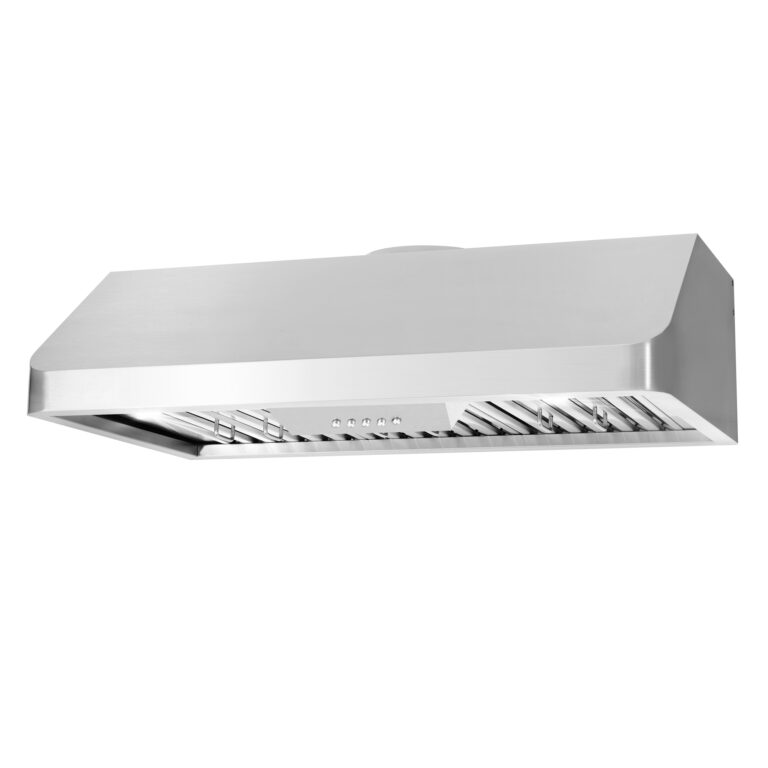 Cosmo 36" 500 CFM Convertible Under Cabinet Range Hood with Push Button Controls, COS-QB90