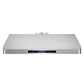 Cosmo 30" 500 CFM Convertible Under Cabinet Range Hood with Remote and Digital Touch Controls, COS-QS75