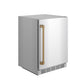Gordon Ramsay by THOR Kitchen 24" Undercounter Indoor or Outdoor Beverage Cooler in Stainless Steel and Bronze Accents, RBC24SSD-BRZ