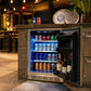 Gordon Ramsay by THOR Kitchen 24" Undercounter Indoor or Outdoor Beverage Cooler in Stainless Steel, RBC24SSD
