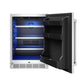 Gordon Ramsay by THOR Kitchen 24" Undercounter Indoor or Outdoor Beverage Cooler in Stainless Steel, RBC24SSD