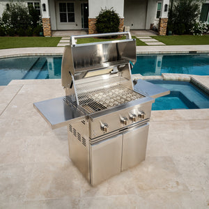 Gordon Ramsay by THOR Kitchen 32" Freestanding/Built-In Propane Gas Gas Grill and Cart, RBG3201