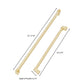 ZLINE 30" Autograph Edition Built-in Refrigerator Handles in Polished Gold (Set of 2), RBIVHZ-G-30