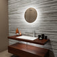 Paris Mirror 24" x 24" Round Reflection Edge Lit Round Mirror With Touch/ON/OFF Dim Sensor Switch 6000K