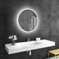 Paris Mirror 32" x 32" Round Reflection Edge Lit Round Mirror With Touch/ON/OFF Dim Sensor Switch 6000K