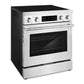 Cosmo Stellar Collection 30-Inch Slide-In Electric Range with 4 Burners, 4.8 cu. ft. Convection Oven and Air Fry, Stainless Steel, COS-RES304SS