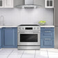 Cosmo Stellar Collection 30-Inch Slide-In Electric Range with 4 Burners, 4.8 cu. ft. Convection Oven and Air Fry, Stainless Steel, COS-RES304SS