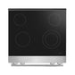 Cosmo Stellar Collection 30-Inch Slide-In Electric Range with 4 Burners, 4.8 cu. ft. Convection Oven and Air Fry, Stainless Steel, COS-RES304SS