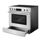 Cosmo Stellar Collection 36-Inch Slide-In Electric Range with 5 Burners, 6.1 cu. ft. Convection Oven and Air Fry, Stainless Steel, COS-RES365SS