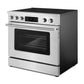 Cosmo Stellar Collection 36-Inch Slide-In Electric Range with 5 Burners, 6.1 cu. ft. Convection Oven and Air Fry, Stainless Steel, COS-RES365SS