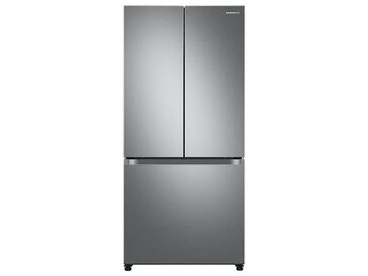 SAMSUNG 32" 17.5 cu. ft. Counter Depth 3-Door French Door Smart Refrigerator in Stainless Steel with Ice Maker