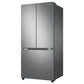 SAMSUNG 32" 17.5 cu. ft. Counter Depth 3-Door French Door Smart Refrigerator in Stainless Steel with Ice Maker
