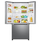 SAMSUNG 32" 17.5 cu. ft. Counter Depth 3-Door French Door Smart Refrigerator in Stainless Steel with Ice Maker