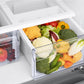 SAMSUNG 32" 17.5 cu. ft. Counter Depth 3-Door French Door Smart Refrigerator in Stainless Steel with Ice Maker