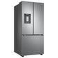 SAMSUNG 30" 22 cu. ft. Standard Depth 3-Door French Door Smart Refrigerator with External Water/Ice Dispenser in Fingerprint Resistant Stainless Steel