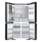 SAMSUNG Bespoke 36" 23 cu. ft. Counter Depth 4-Door Flex™ Refrigerator with AI Family Hub™+ & AI Vision Inside™ in White Glass