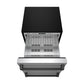 Gordon Ramsay by THOR Kitchen 24" Refrigerator Drawer in Stainless Steel with Black Accents, RF24U-BLK