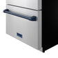 Gordon Ramsay by THOR Kitchen 24" Refrigerator Drawer in Stainless Steel with Blue Accents, RF24U-BLU