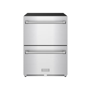 Gordon Ramsay by THOR Kitchen 24" Refrigerator Drawer in Stainless Steel, RF24U