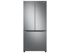 SAMSUNG 33"  25 cu. ft. Standard Depth 3-Door French Door Refrigerator with Beverage Center™ and Dual Ice Maker in Stainless Steel
