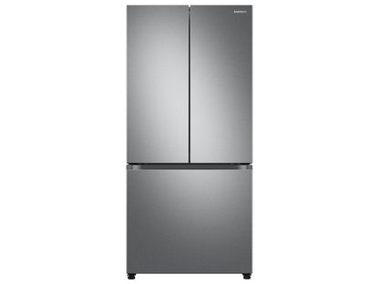 SAMSUNG 33"  25 cu. ft. Standard Depth 3-Door French Door Refrigerator with Beverage Center™ and Dual Ice Maker in Stainless Steel