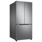 SAMSUNG 33"  25 cu. ft. Standard Depth 3-Door French Door Refrigerator with Beverage Center™ and Dual Ice Maker in Stainless Steel