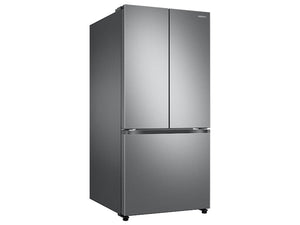 SAMSUNG 33"  25 cu. ft. Standard Depth 3-Door French Door Refrigerator with Beverage Center™ and Dual Ice Maker in Stainless Steel
