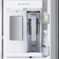 SAMSUNG 33"  25 cu. ft. Standard Depth 3-Door French Door Refrigerator with Beverage Center™ and Dual Ice Maker in Stainless Steel