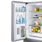 SAMSUNG 33"  25 cu. ft. Standard Depth 3-Door French Door Refrigerator with Beverage Center™ and Dual Ice Maker in Stainless Steel