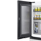 SAMSUNG Bespoke 36" 29 cu. ft. Standard Depth 4-Door French Door Smart Refrigerator with Beverage Center™ in White Glass