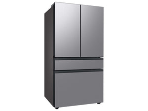 SAMSUNG Bespoke 36" 29 cu. ft. Standard Depth 4-Door French Door Smart Refrigerator with Beverage Center™ in Stainless Steel