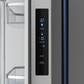 Gordon Ramsay by THOR Kitchen 30" 17.5 cu. ft. French Door Counter Depth Refrigerator with Ice Maker in Stainless Steel with Navy Blue Accents, RF3017FFD99-BLU