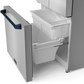 Gordon Ramsay by THOR Kitchen 30" 17.5 cu. ft. French Door Counter Depth Refrigerator with Ice Maker in Stainless Steel with Navy Blue Accents, RF3017FFD99-BLU