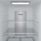 Gordon Ramsay by THOR Kitchen 30" 17.5 cu. ft. French Door Counter Depth Refrigerator with Ice Maker in White with Black Accents, RF3017FFDW-BLK