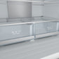 Gordon Ramsay by THOR Kitchen 30" 17.5 cu. ft. French Door Counter Depth Refrigerator with Ice Maker in White with Blue Accents, RF3017FFDW-BLU
