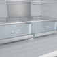 Gordon Ramsay by THOR Kitchen 30" 17.5 cu. ft. French Door Counter Depth Refrigerator with Ice Maker in White with Rose Gold Accents, RF3017FFDW-RSG