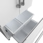 Gordon Ramsay by THOR Kitchen 30" 17.5 cu. ft. French Door Counter Depth Refrigerator with Ice Maker in White, RF3017FFDW