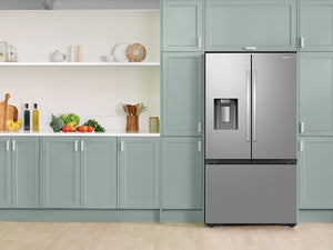 SAMSUNG 36" 31 cu. ft. Standard Depth Mega Capacity 3-Door French Door Refrigerator with Four Types of Ice in Stainless Steel