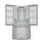 Gordon Ramsay by THOR Kitchen 36" 20.3 cu. ft. French Door Counter Depth Refrigerator with Ice Maker in Stainless Steel with Rose Gold Accents, RF3621CTD99-RSG