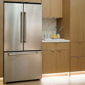 Gordon Ramsay by THOR Kitchen 36" 20.3 cu. ft. French Door Counter Depth Refrigerator with Ice Maker in Stainless Steel, RF3621CTD99