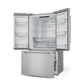 Gordon Ramsay by THOR Kitchen 36" 20.3 cu. ft. French Door Counter Depth Refrigerator with Ice Maker in Stainless Steel, RF3621CTD99