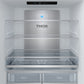 Gordon Ramsay by THOR Kitchen 36" 20.3 cu. ft. Counter Depth Refrigerator with Ice Maker in White with Blue Accents, RF3621CTDW-BLU