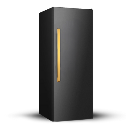 Induction Hardware 30-Inch Freezer Built-In Column with Ice Maker, Black Stainless Steel, FRC-30-BS-ORION