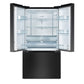 Cosmo Vista Collection 36-Inch Counter-Depth 3-Door French Door Refrigerator, 27.4 cu. ft. with Internal Water Dispenser and Ice Maker, Matte Black, COS-RFFV283RBK