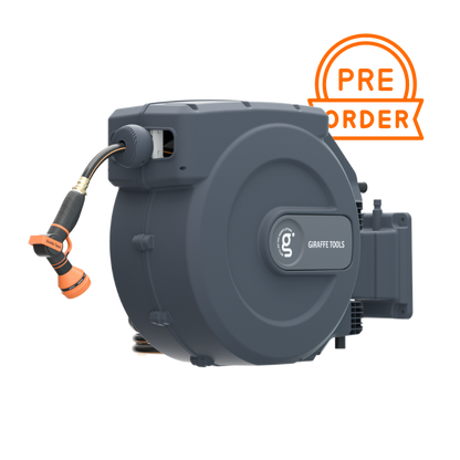 Retractable Garden Hose Reel-5/8 in-115ft