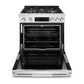 Cosmo Stellar Collection 30-Inch Slide-In Gas Range with 5 Sealed Burners, 4.8 cu. ft. Convection Oven and Air Fry, Stainless Steel, COS-RGS305SS
