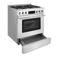 Cosmo Stellar Collection 36-Inch Slide-In Gas Range with 6 Sealed Burners, 6.1 cu. ft. Convection Oven and Air Fry, Stainless Steel, COS-RGS366SS