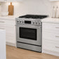 Cosmo Stellar Collection 36-Inch Slide-In Gas Range with 6 Sealed Burners, 6.1 cu. ft. Convection Oven and Air Fry, Stainless Steel, COS-RGS366SS